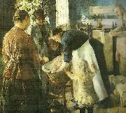 Christian Krohg i baljen oil